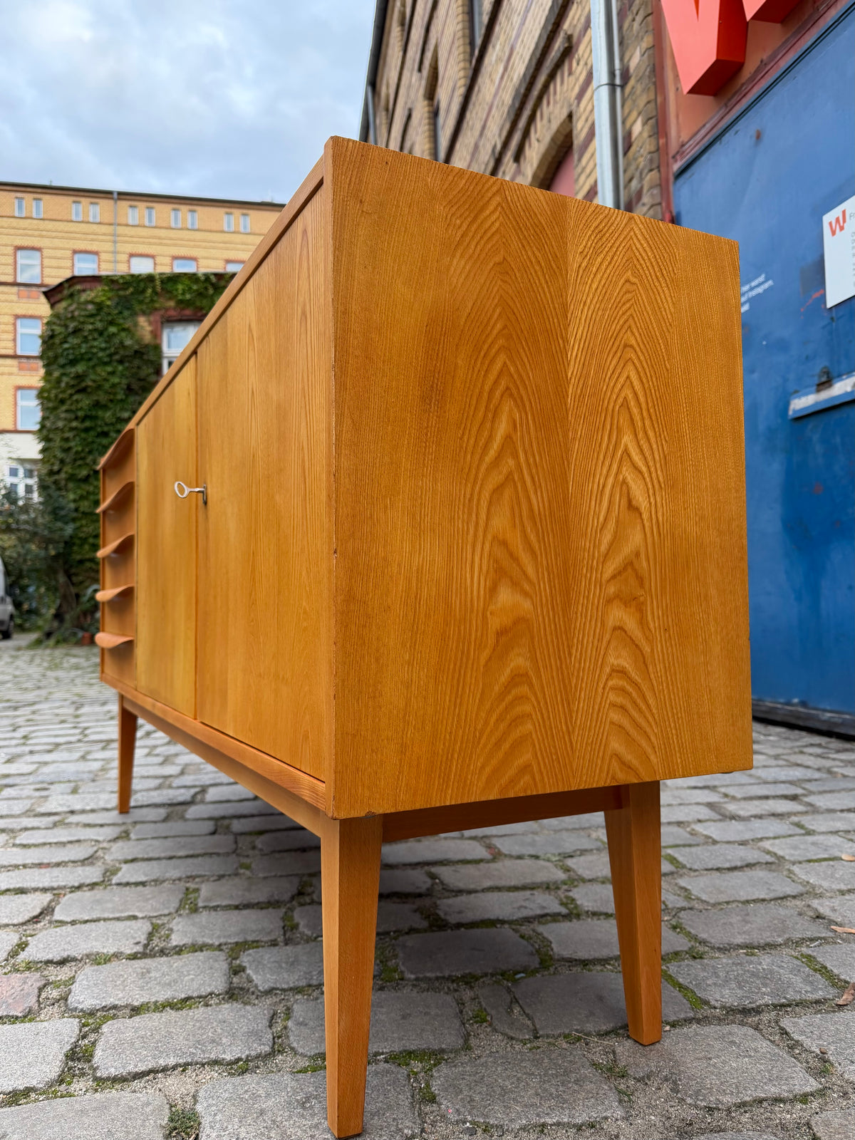 Sideboard Typ 602/K Esche von Franz Ehrlich für Hellerau