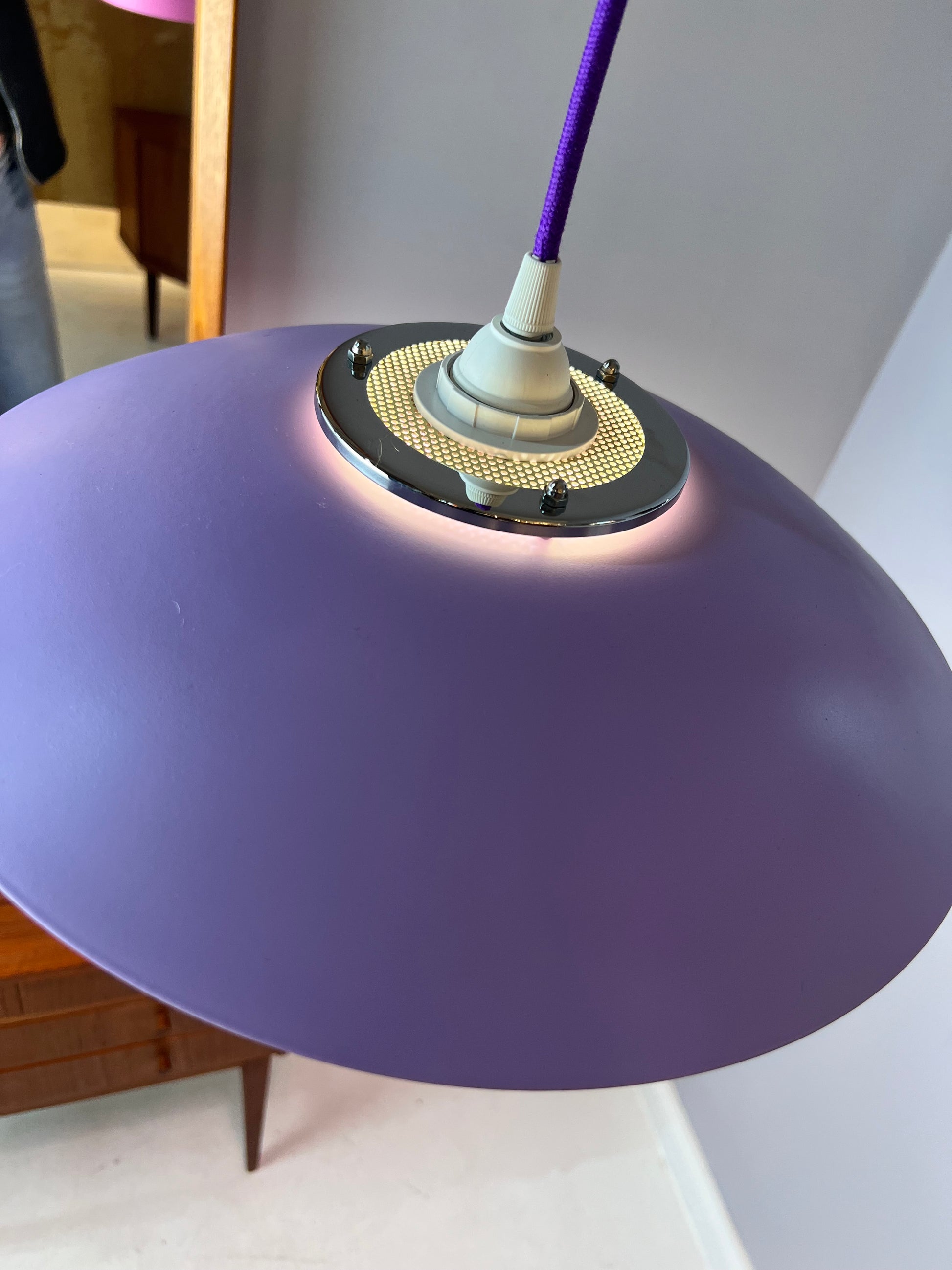 Lamellenlampe neu lackiert Dänemark