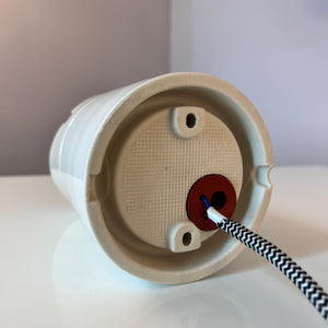 Wand-oder Tischlampe Modell 6050 weiß von Sigvard Bernadotte für Ifö
