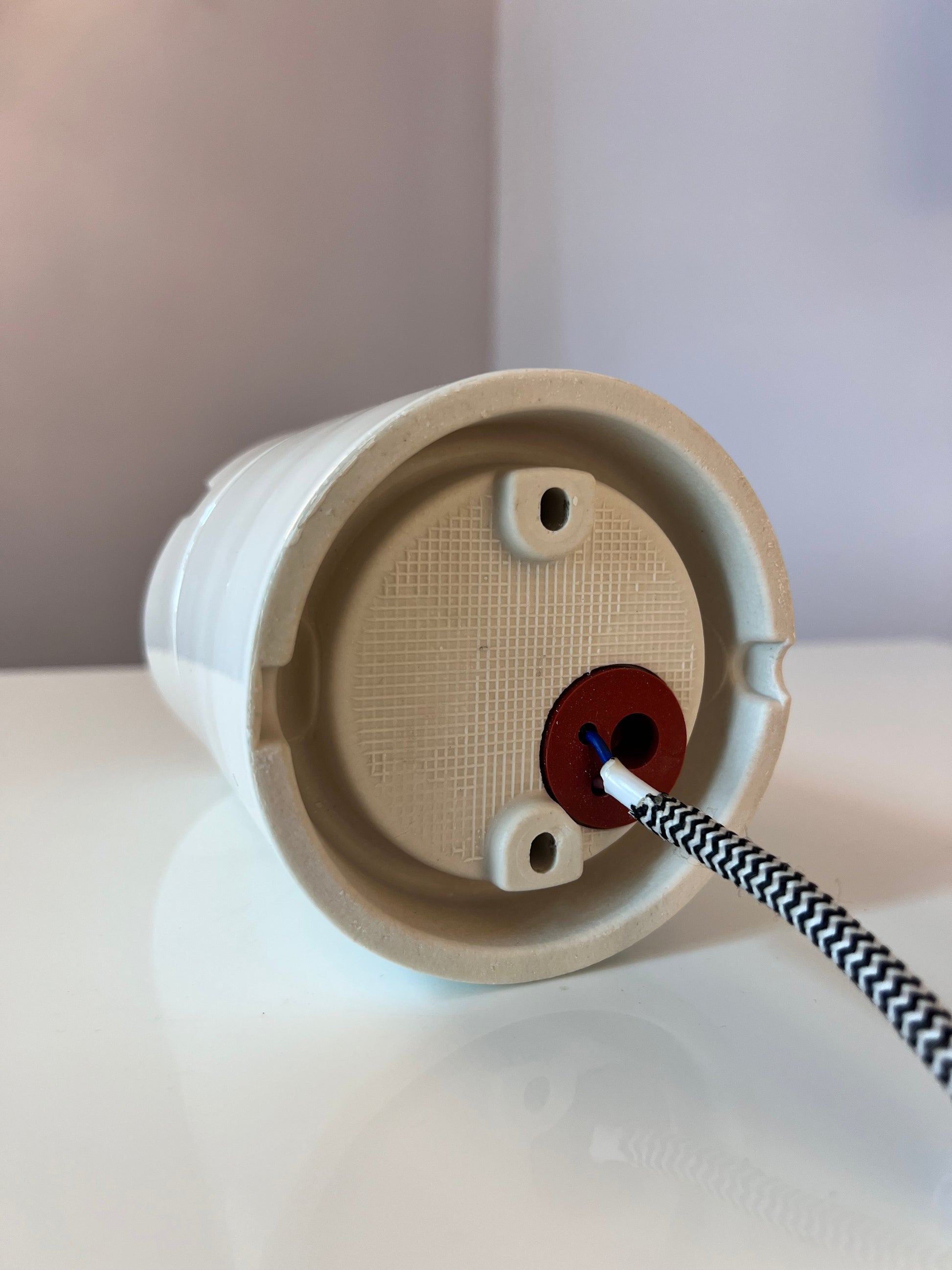 Wand-oder Tischlampe Modell 6050 weiß von Sigvard Bernadotte für Ifö