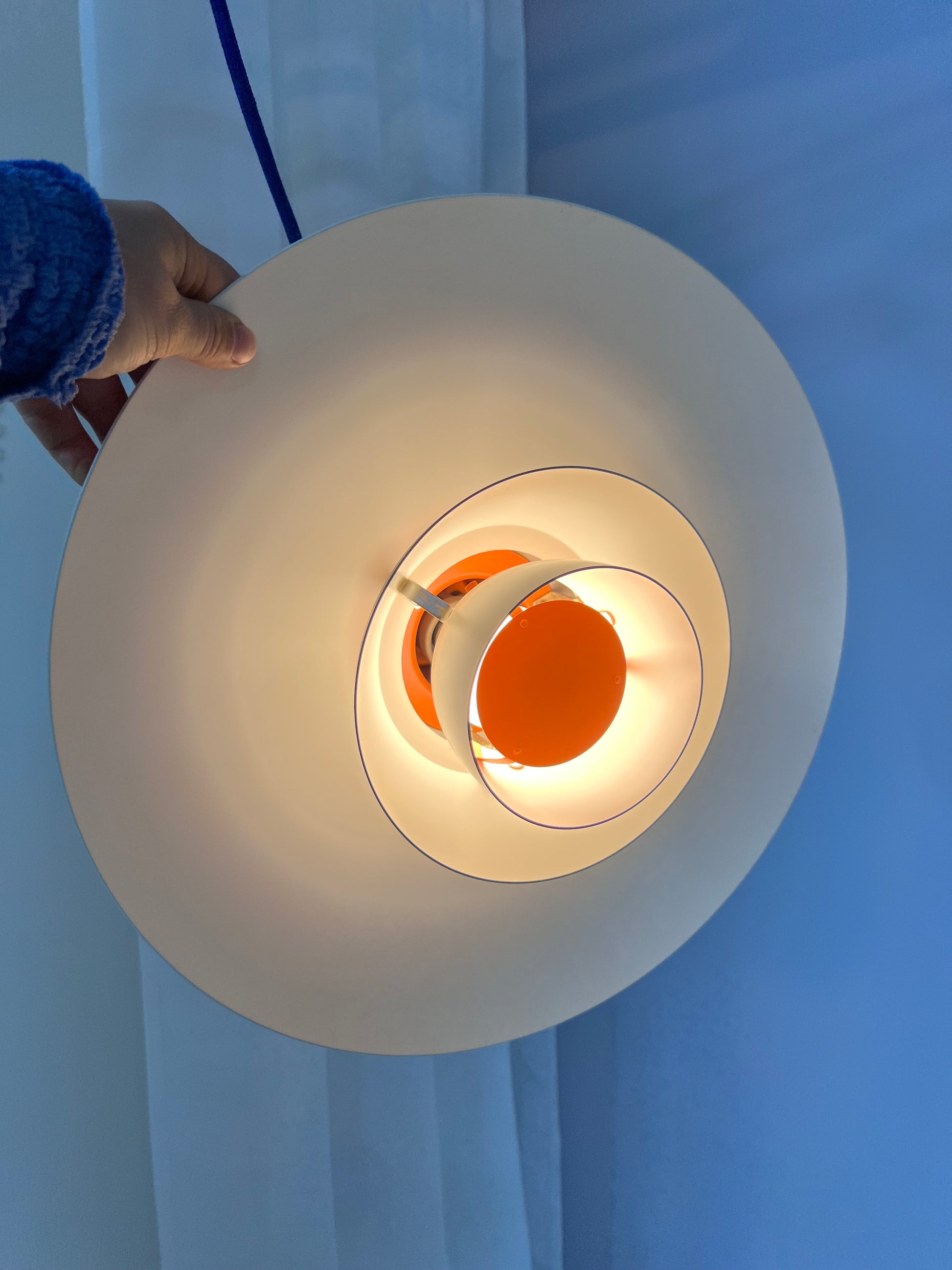 Lamellenlampe PH4 von Poul Henningsen für Louis Poulsen