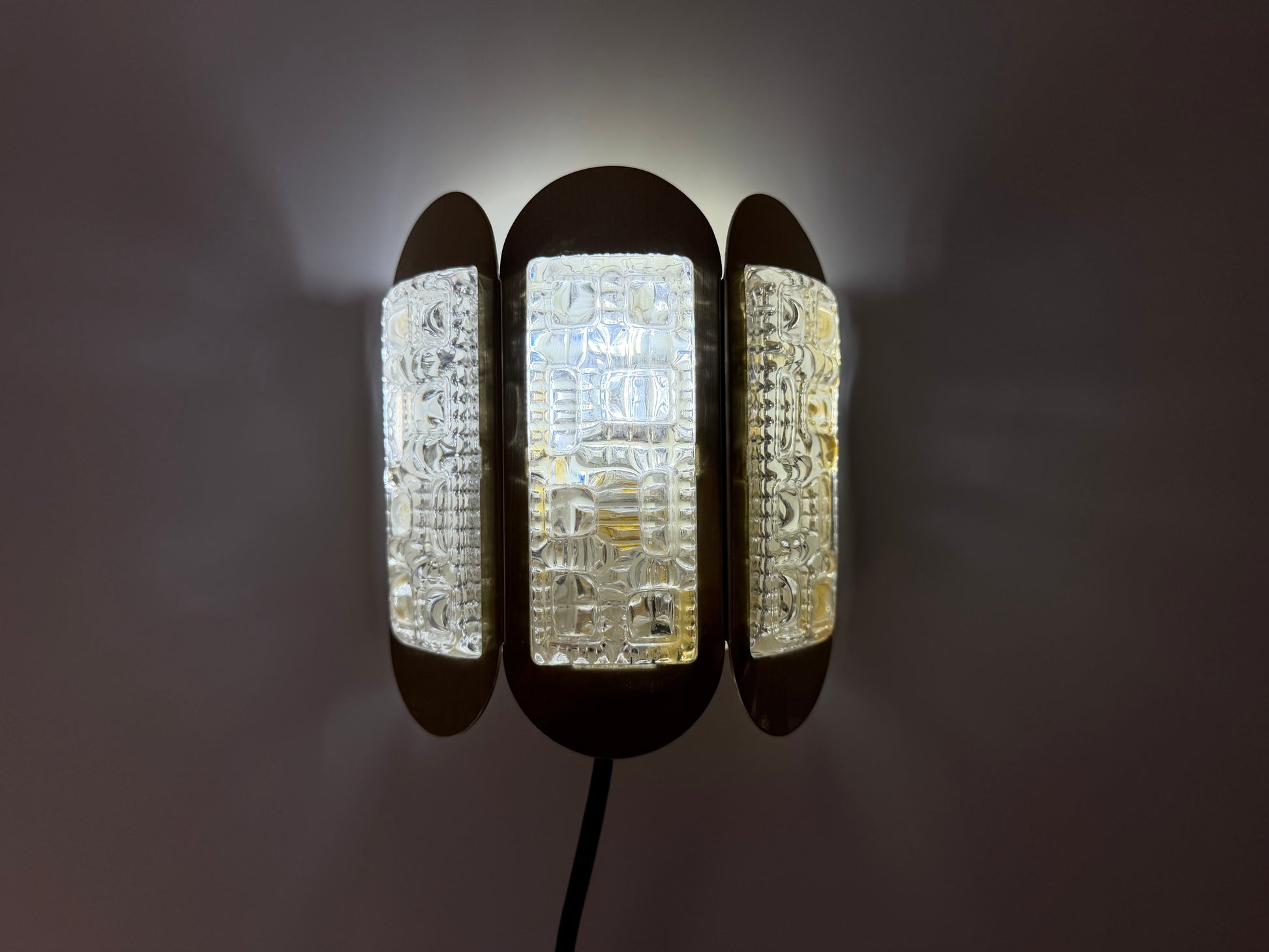 Wandlampe gold Glas von Vitrika