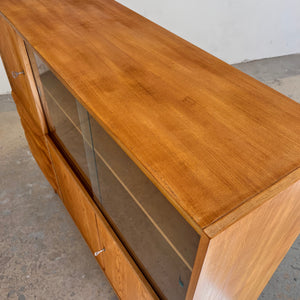 Highboard / Wohnzimmerschrank Typ 602/G Esche von Hellerau aus 1959