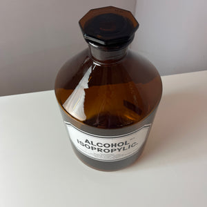 Apothekerglas Alcohol Isopropylic braun