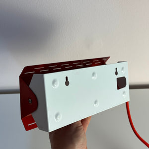 Wandlampe Twist Type 124 rot von Knud Christensen Electronic