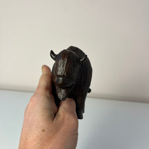 Figur Büffel Wüsteneisenholz