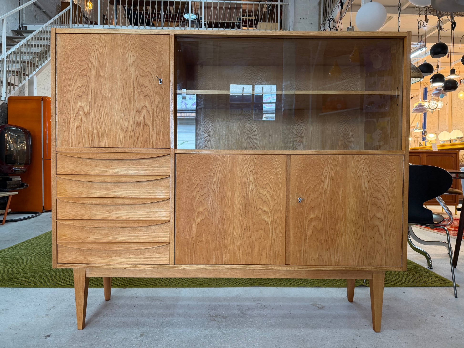 Highboard Typ 602/G Esche von Hellerau