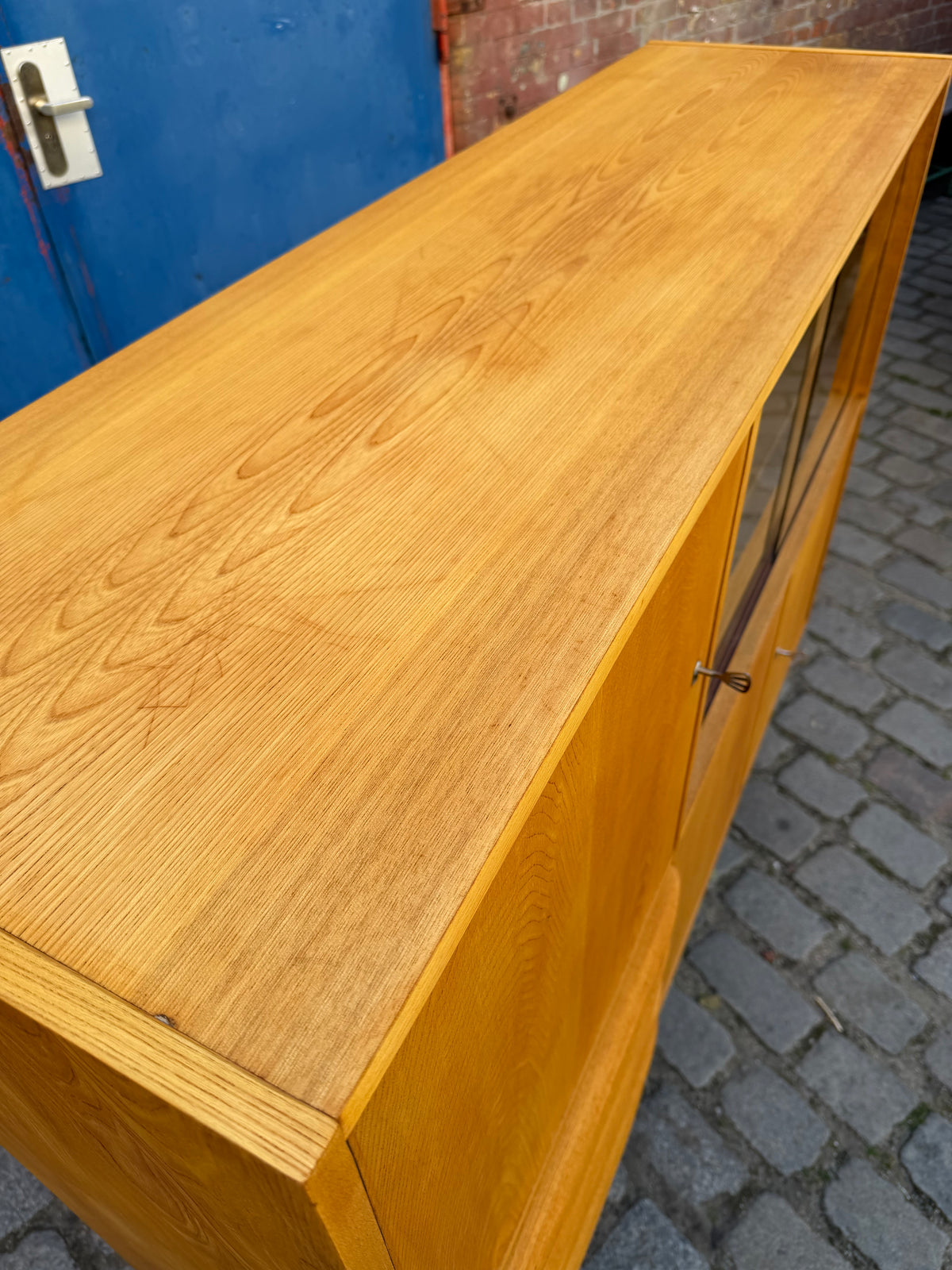 Highboard Typ 602/G Esche von Franz Ehrlich für Hellerau