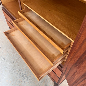 Büroschrank Teak mit Schloss aus Dänemark