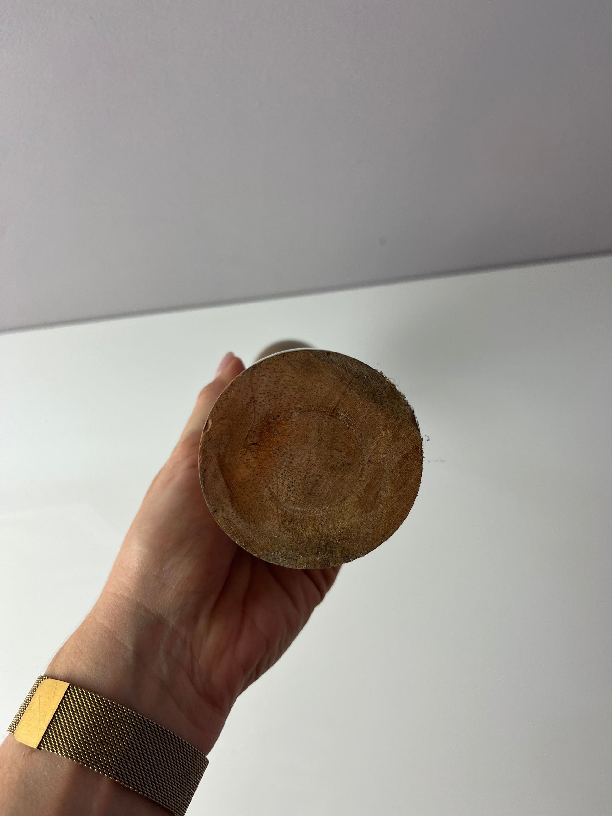 Hoher Kerzenständer Holz