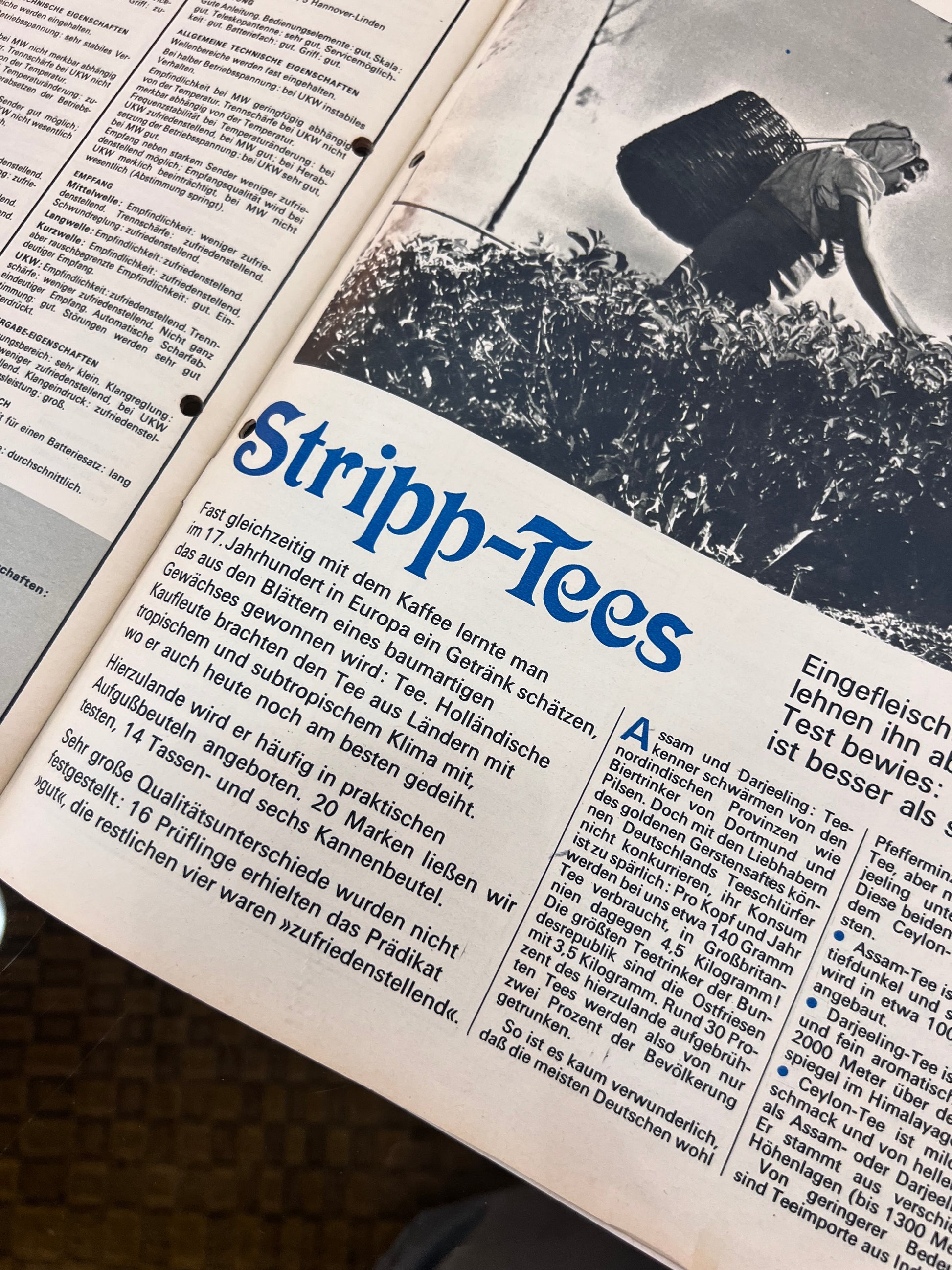 Stiftung Warentest Zeitschrift April 1970