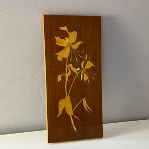 Intarsienbild Blumen