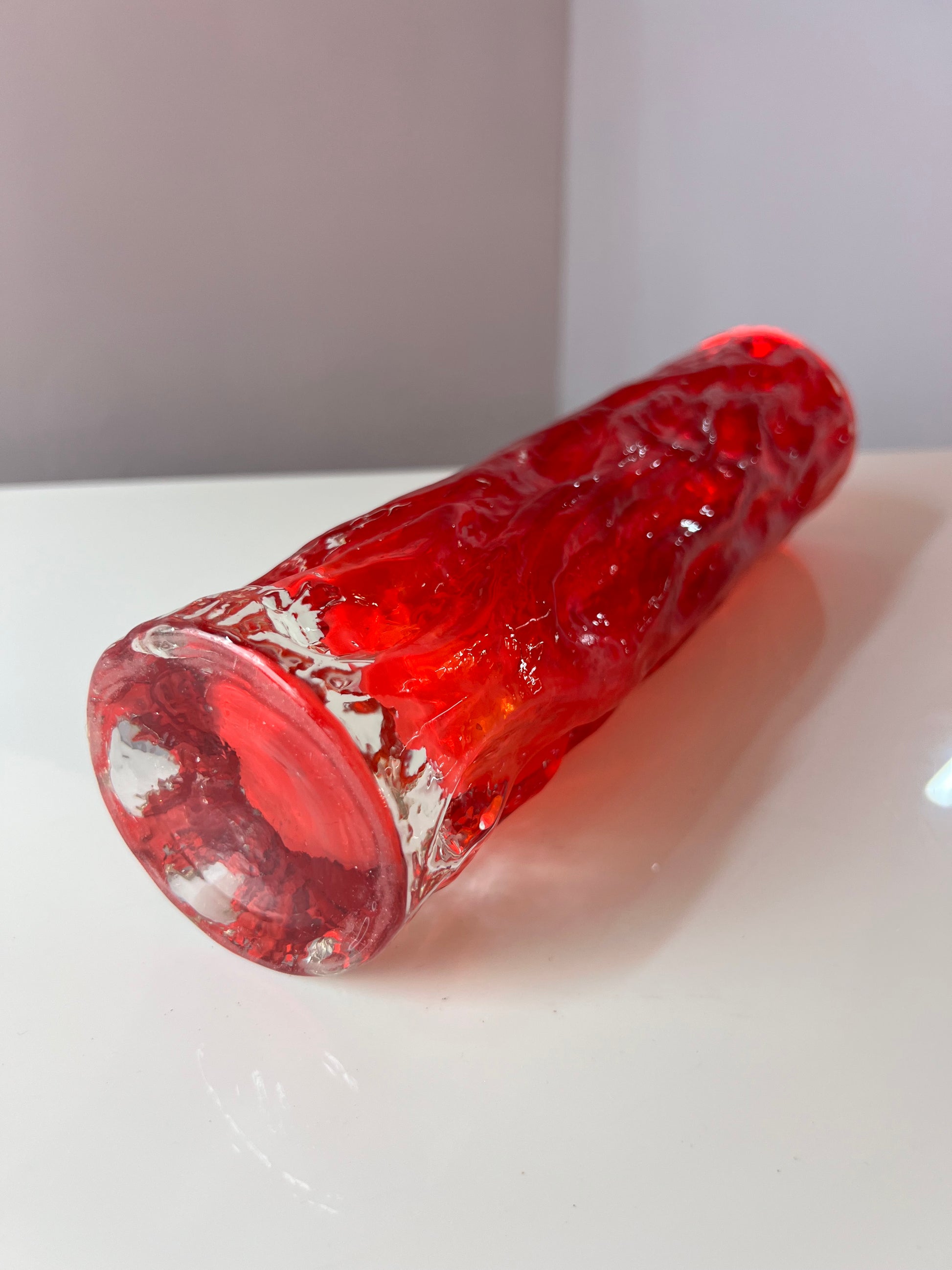 Vase rot von Ingrid Glas