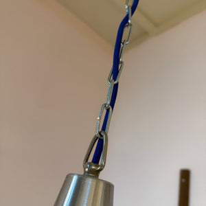 Hängelampe blau silber von Vitrika