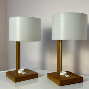 Schreibtischlampe weiß Eiche von Luxus Vittsjö
