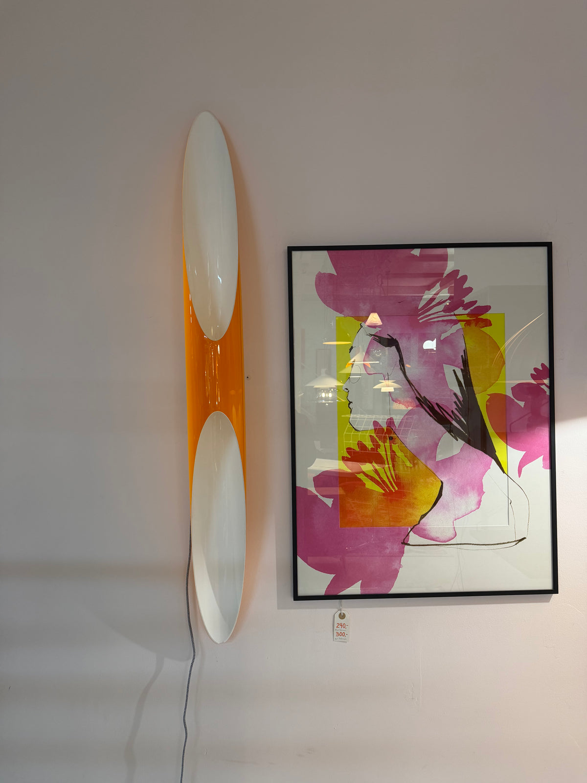 Wandlampe Shakti Wall Fix orange von Marzio Rusconi Clerici für Kundalini