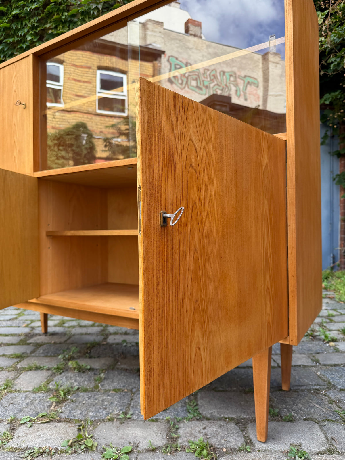 Highboard Typ 602/G Esche von Franz Ehrlich für Hellerau