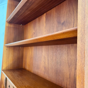 Bücherregal Teak mit Sekretär & Ausziehplatte von Johannes Sorth für Nexø