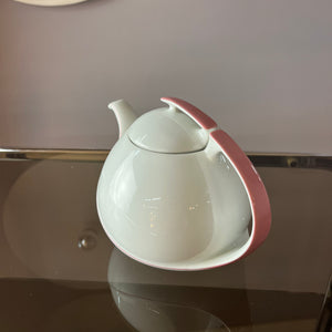 Teekanne Saturn rosa weiß von Seltmann Weiden