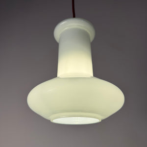 Hängelampe weiß glänzend Glas von Lyskær
