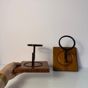 Set: Wandhaken Garderobe Teak von Sudbrock