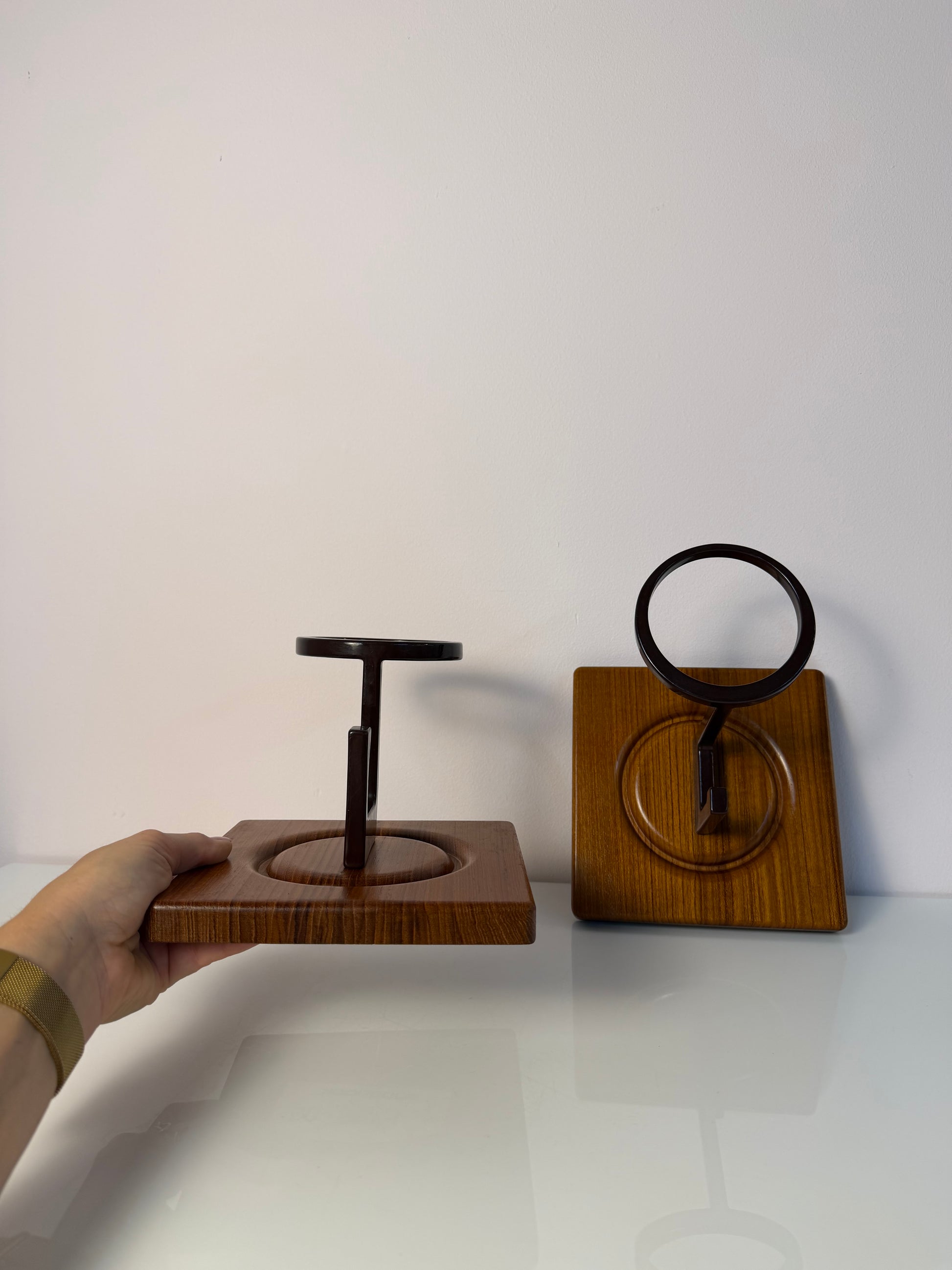Set: Wandhaken Garderobe Teak von Sudbrock