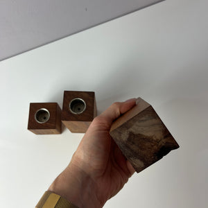 Set: Trio Kerzenständer Teak