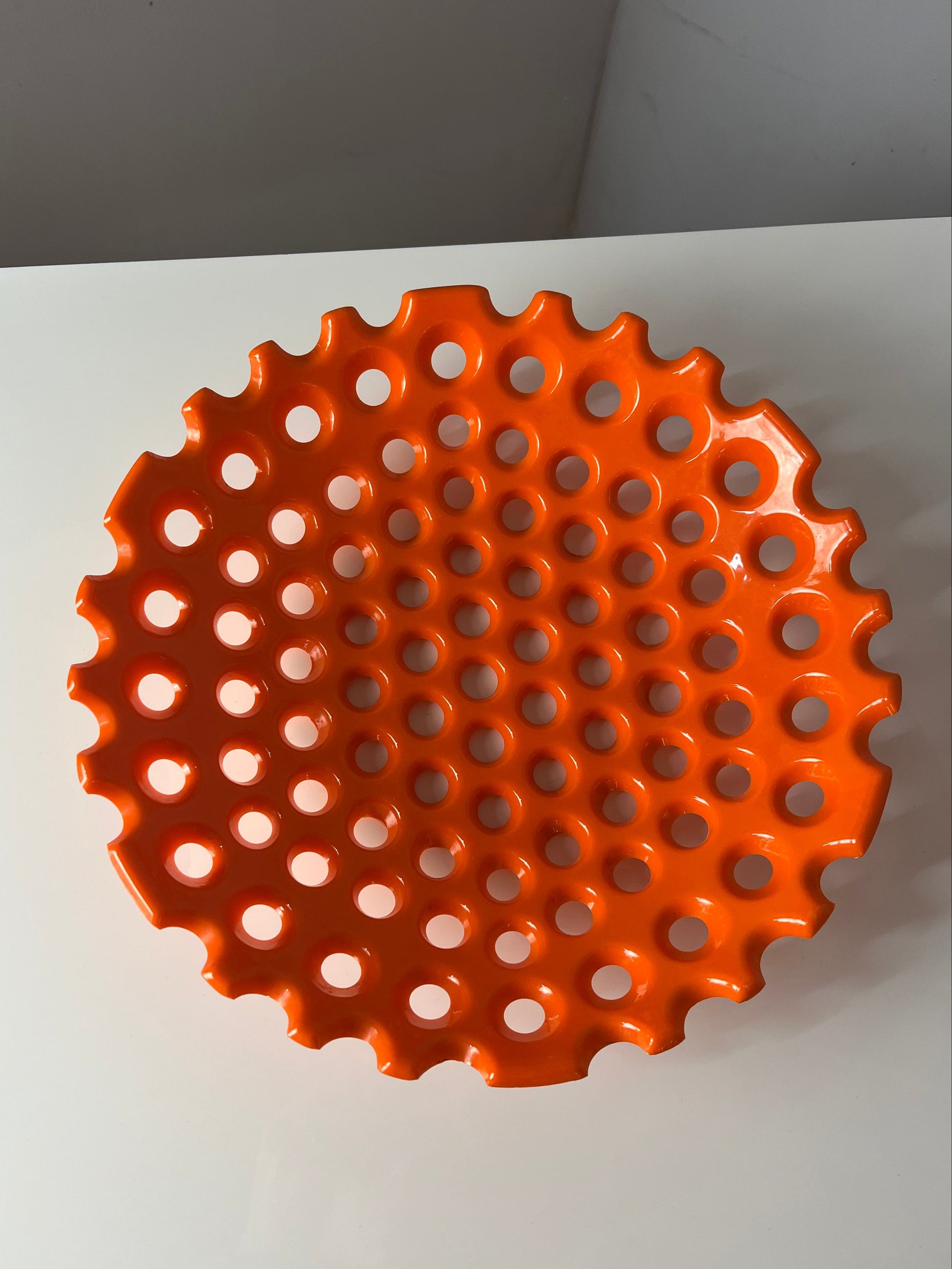 Schale orange Kunststoff