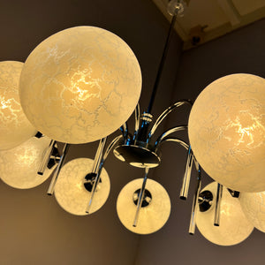 Kronleuchter mit 8 Kugeln von Richard Essig für Hustadt