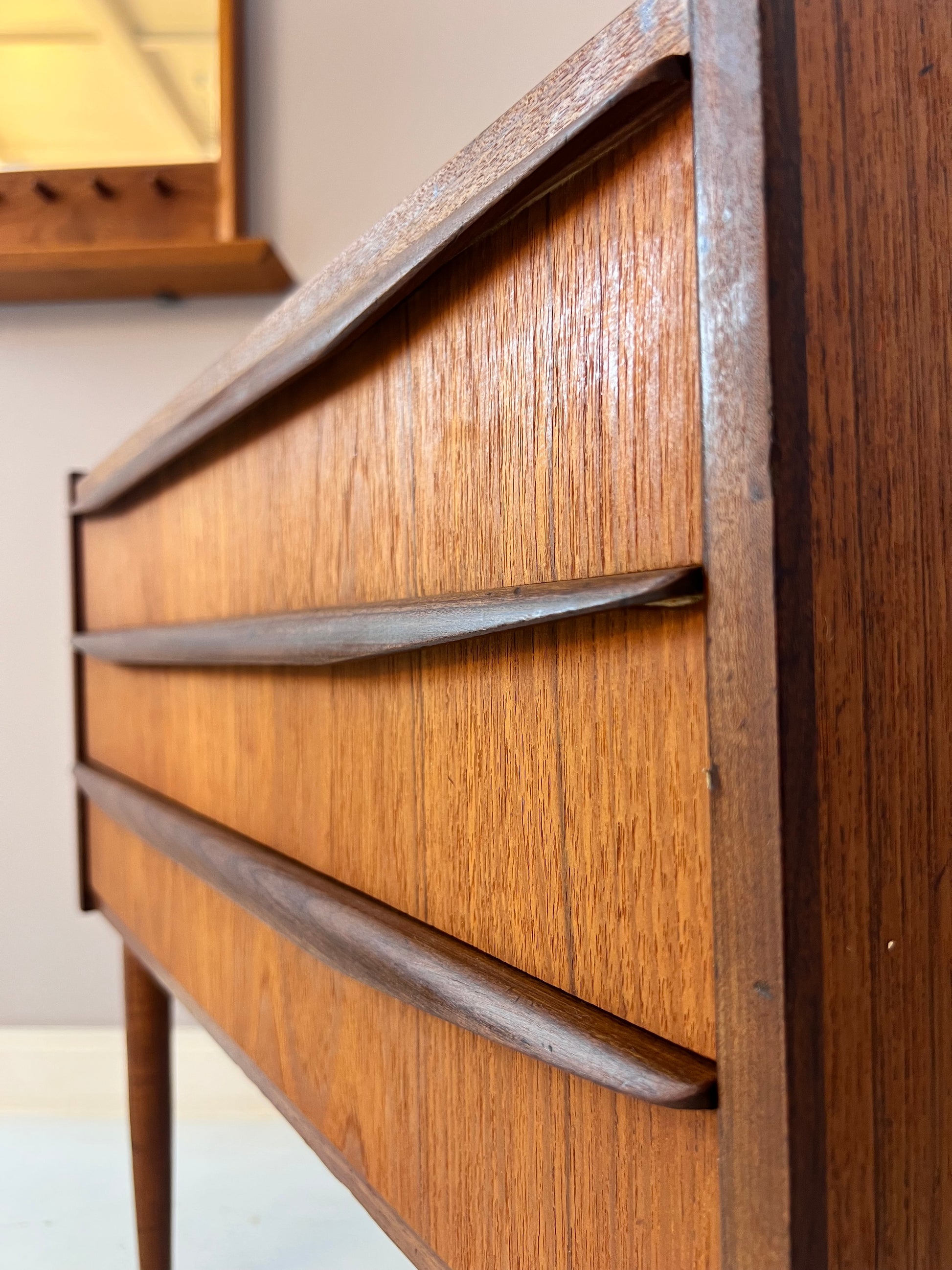 Kleine Schubladenkommode Teak aus Dänemark