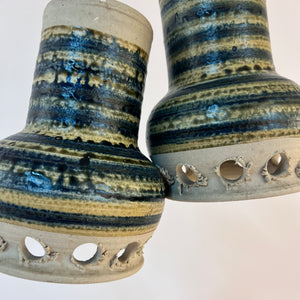 Hängelampe blau beige Keramik von Per Engstrøm