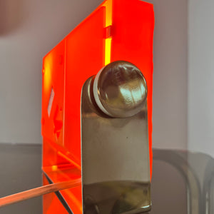 Tischlampe orange von Uwe Mersch