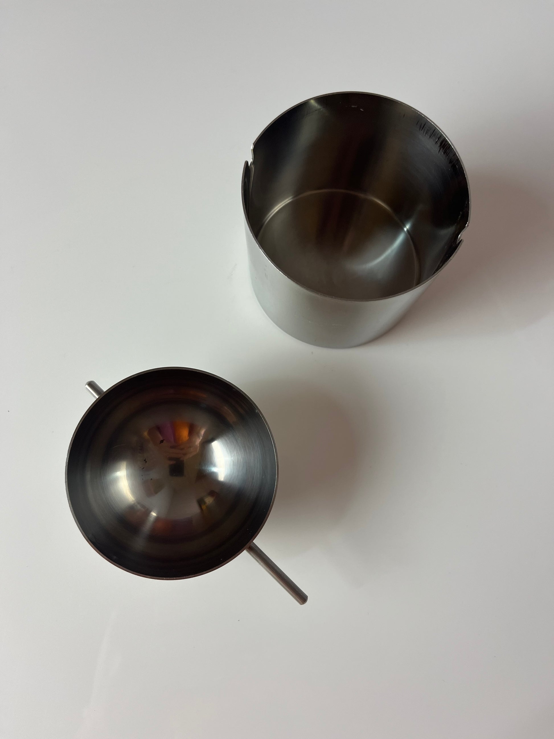 Aschenbecher Edelstahl von Arne Jacobsen für Stelton