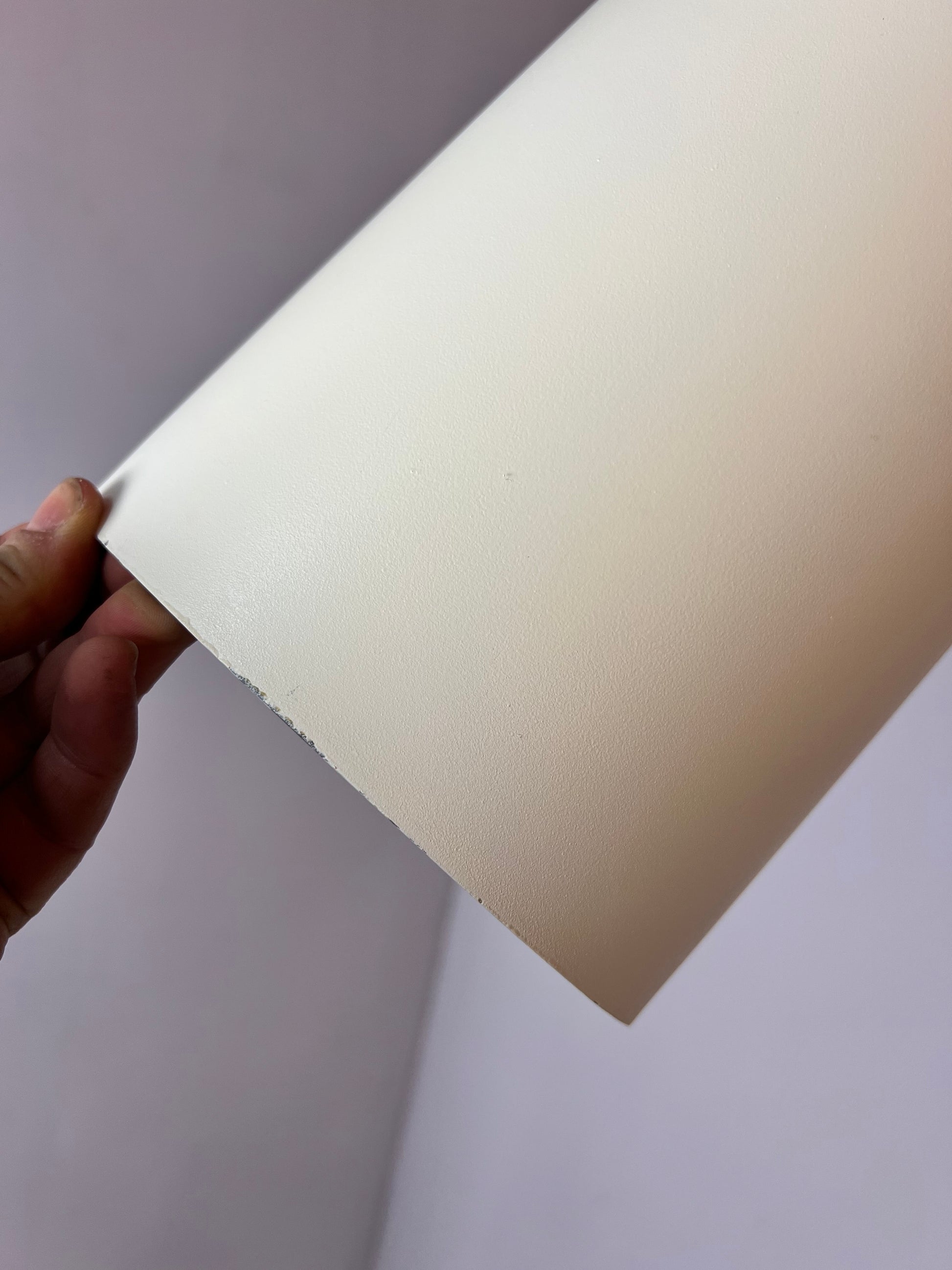 Zylinderlampe weiß neu lackiert von Fog & Mørup