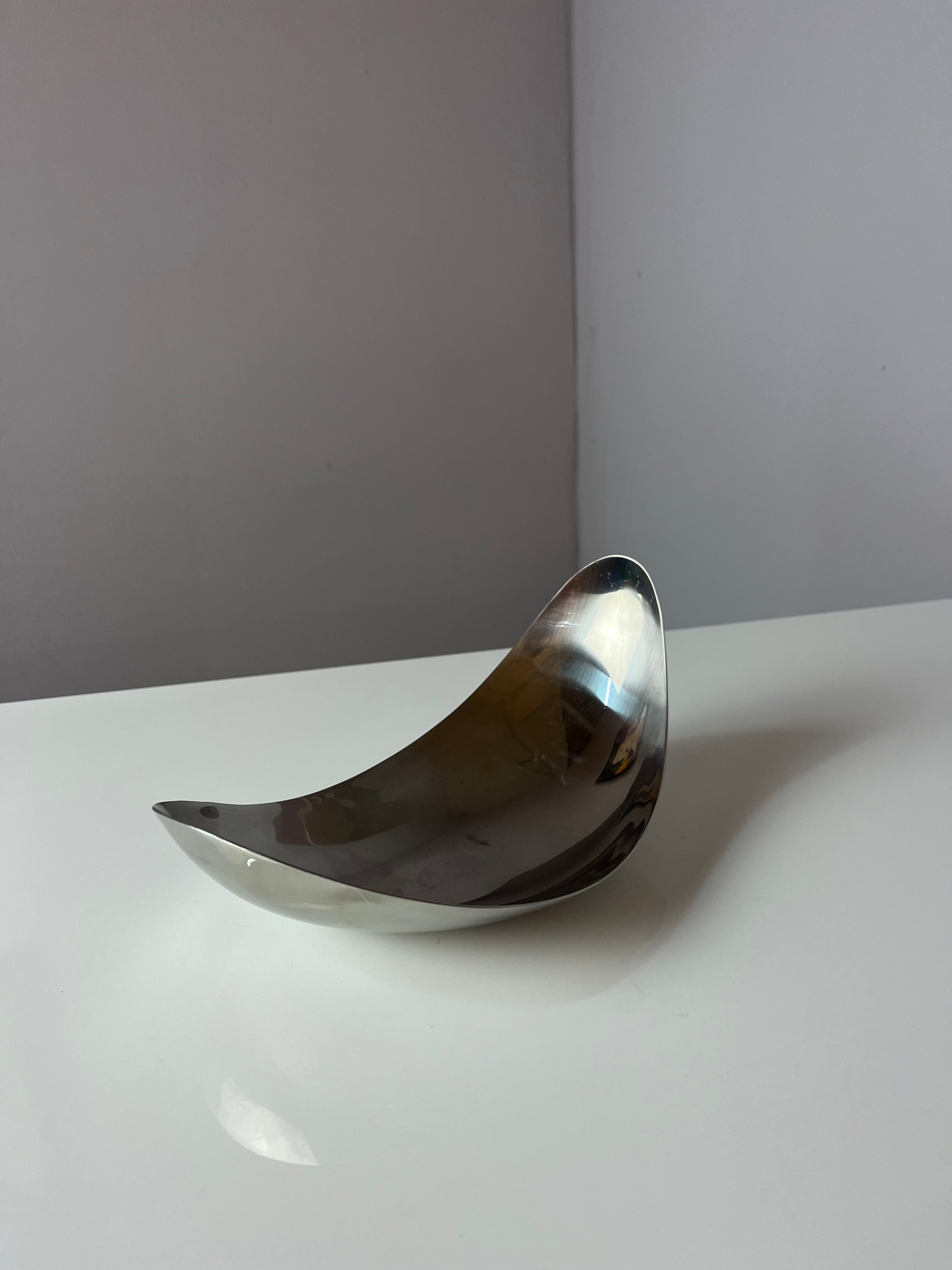 Servierschalen Leaf groß von Helle Damkjær für Georg Jensen