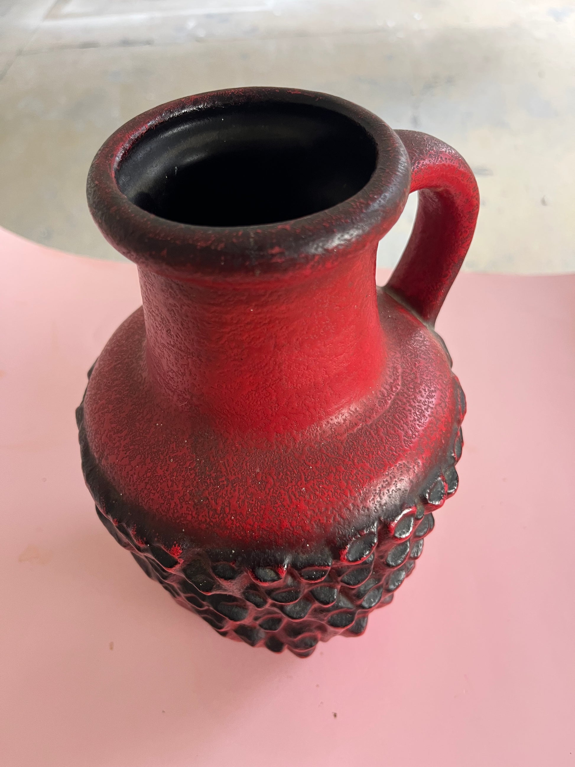 Vase 7587-25 rot von Carstens Keramik