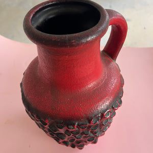 Vase 7587-25 rot von Carstens Keramik