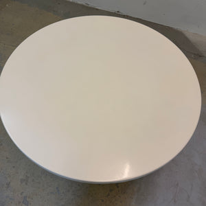 Runder Tulip Esstisch weiß Fiberglas