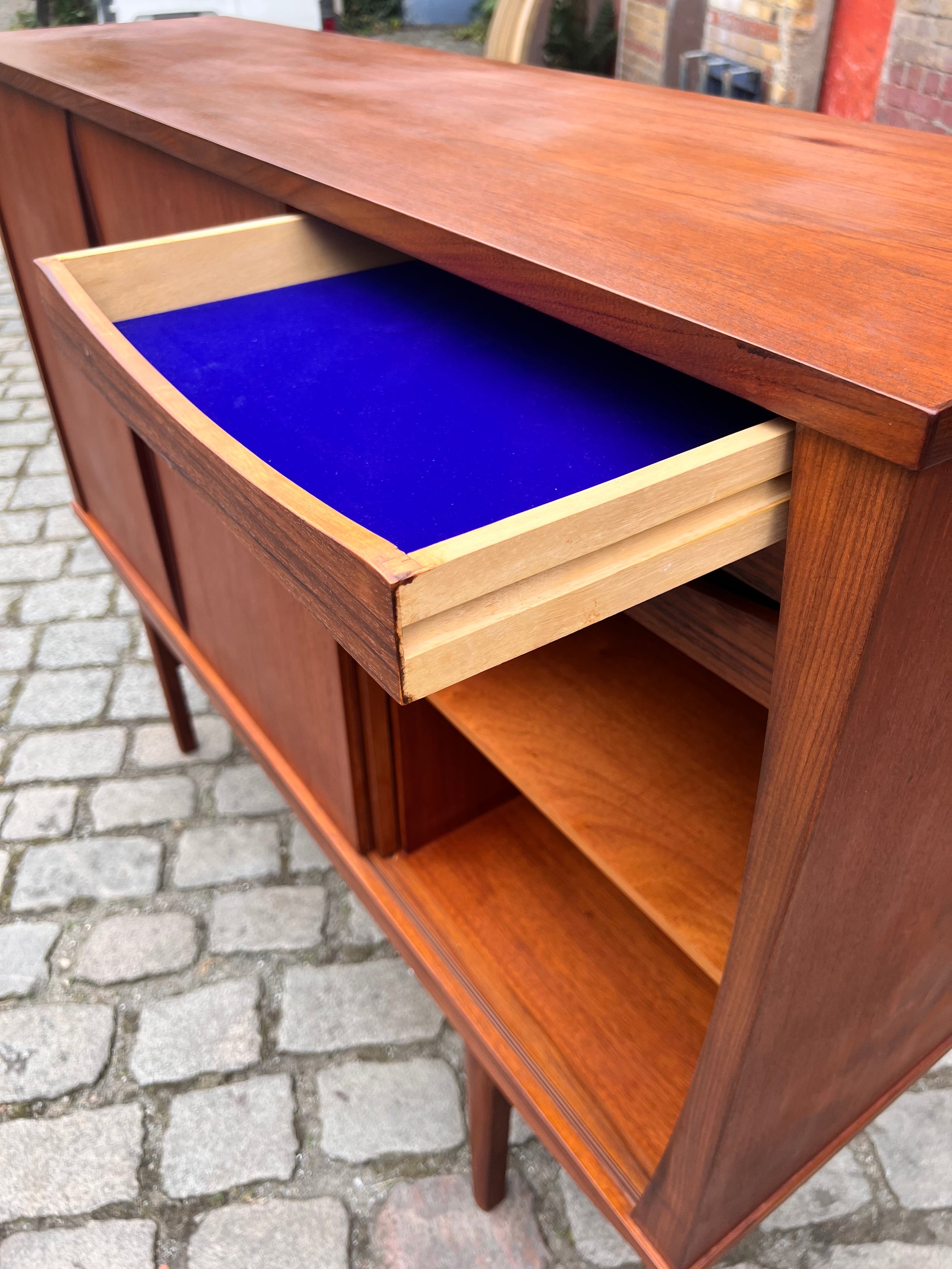 Highboard Teak von Karlit aus Schweden