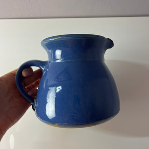 Teekanne blau Keramik