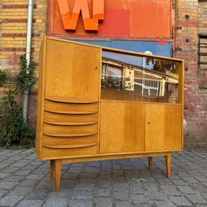Highboard Typ 602/G Esche von Franz Ehrlich für Hellerau