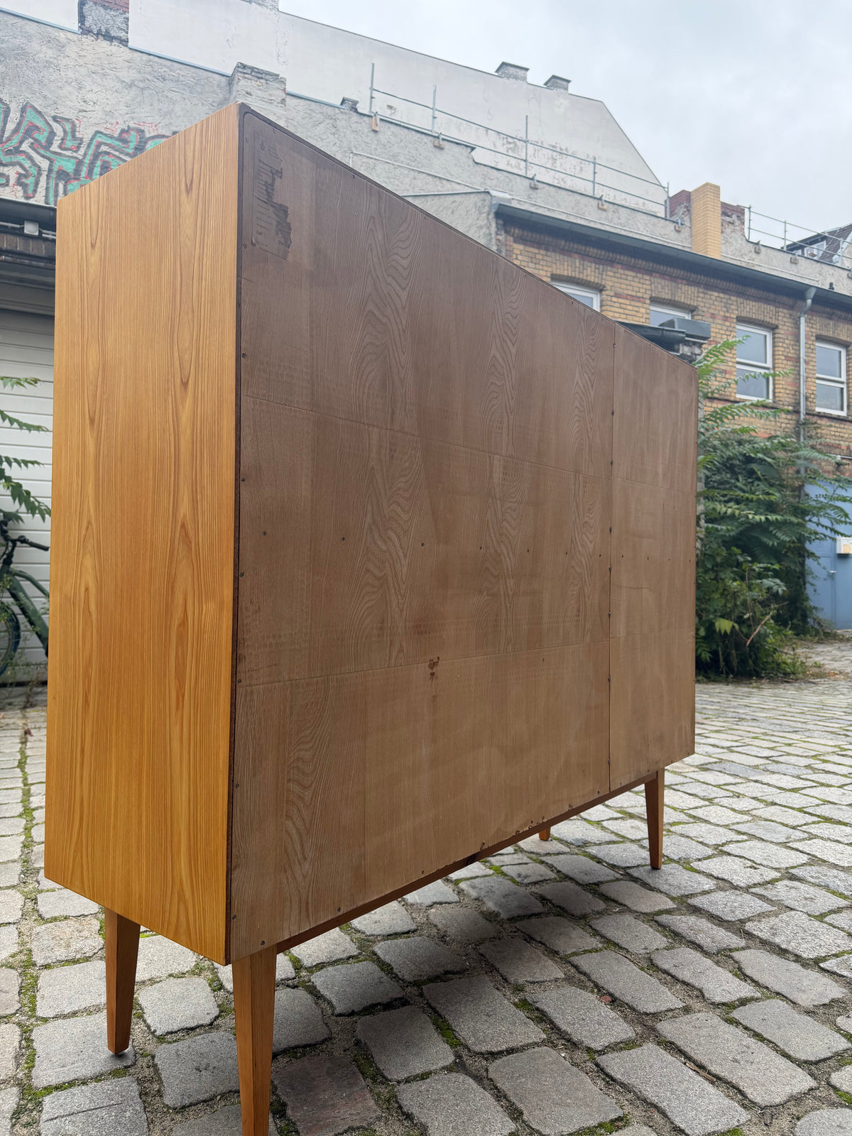 Highboard Typ 602/G Esche von Franz Ehrlich für Hellerau