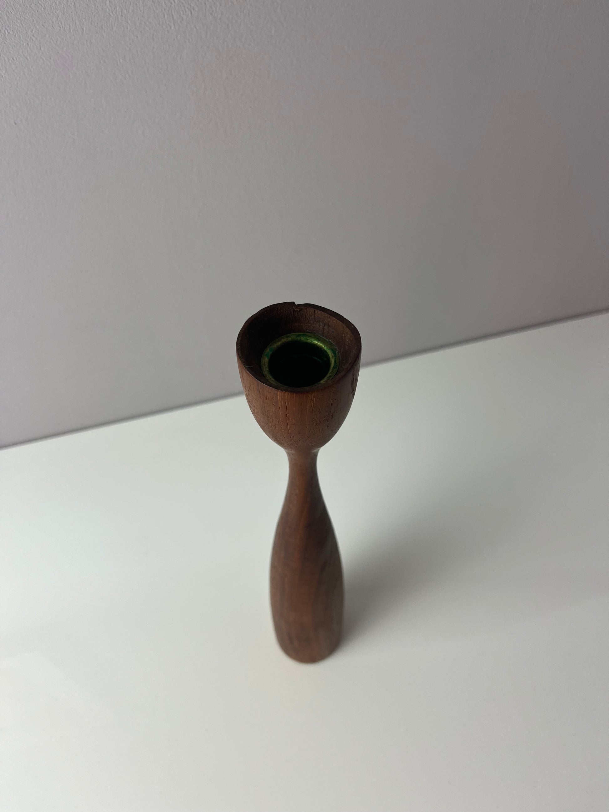 Hoher Kerzenständer Teak