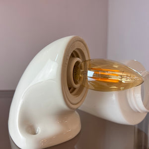 Wandlampe Modell 6035 weiß von Sigvard Bernadotte für Ifö