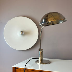 Schreibtischlampe BEA DS silber vernickelt von Florian Schulz Design