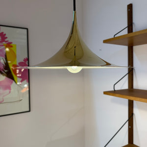Trompetenlampe gold spiegelnd von Claus Bonderup & Torsten Thorup für Fog & Mørup