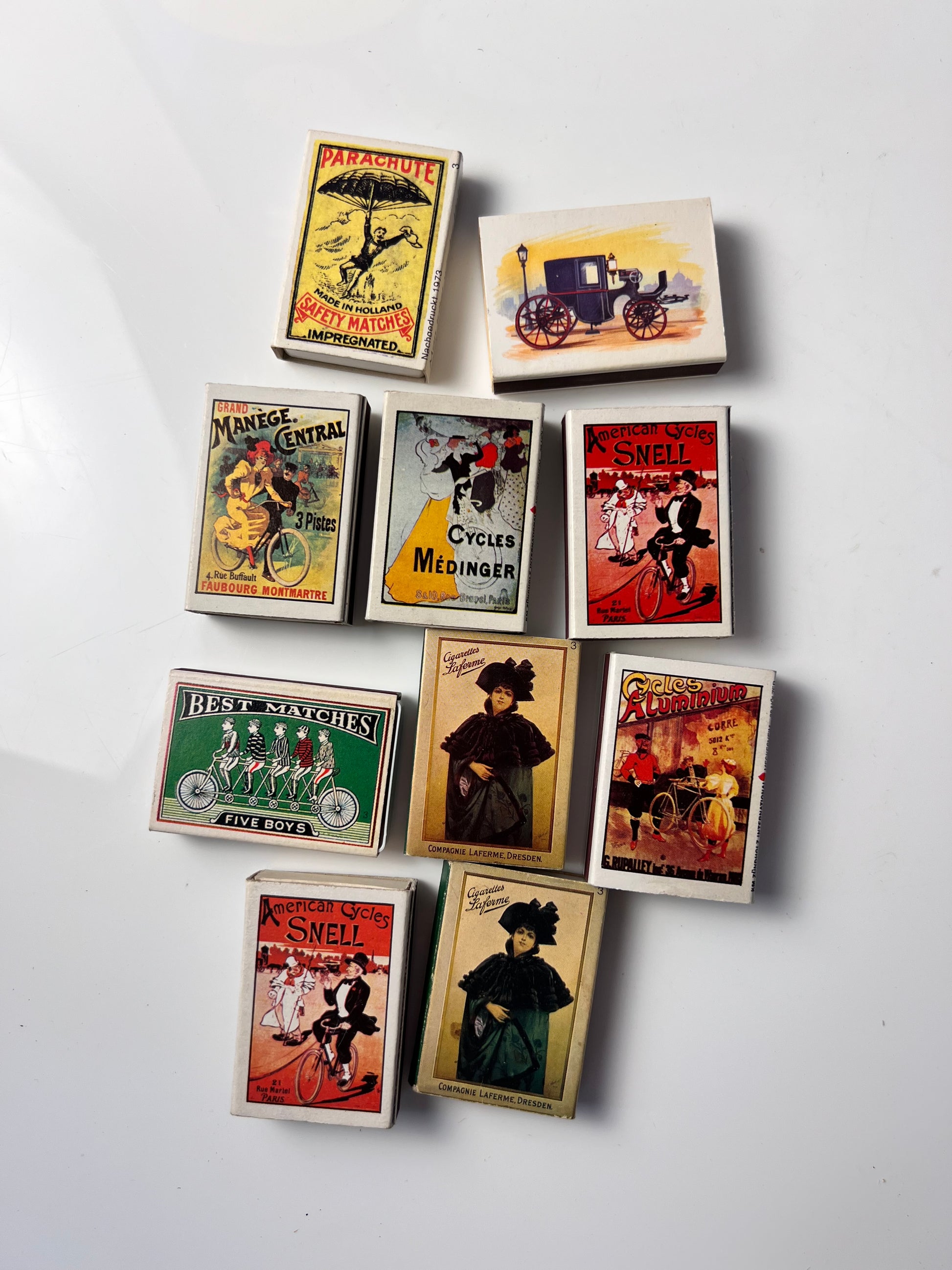 Set: Vintage Streichhölzer