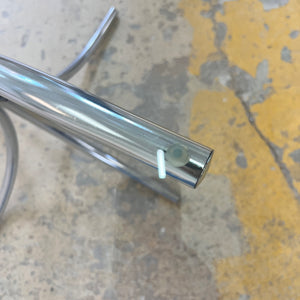 Runder Esstisch Glas & Chrom