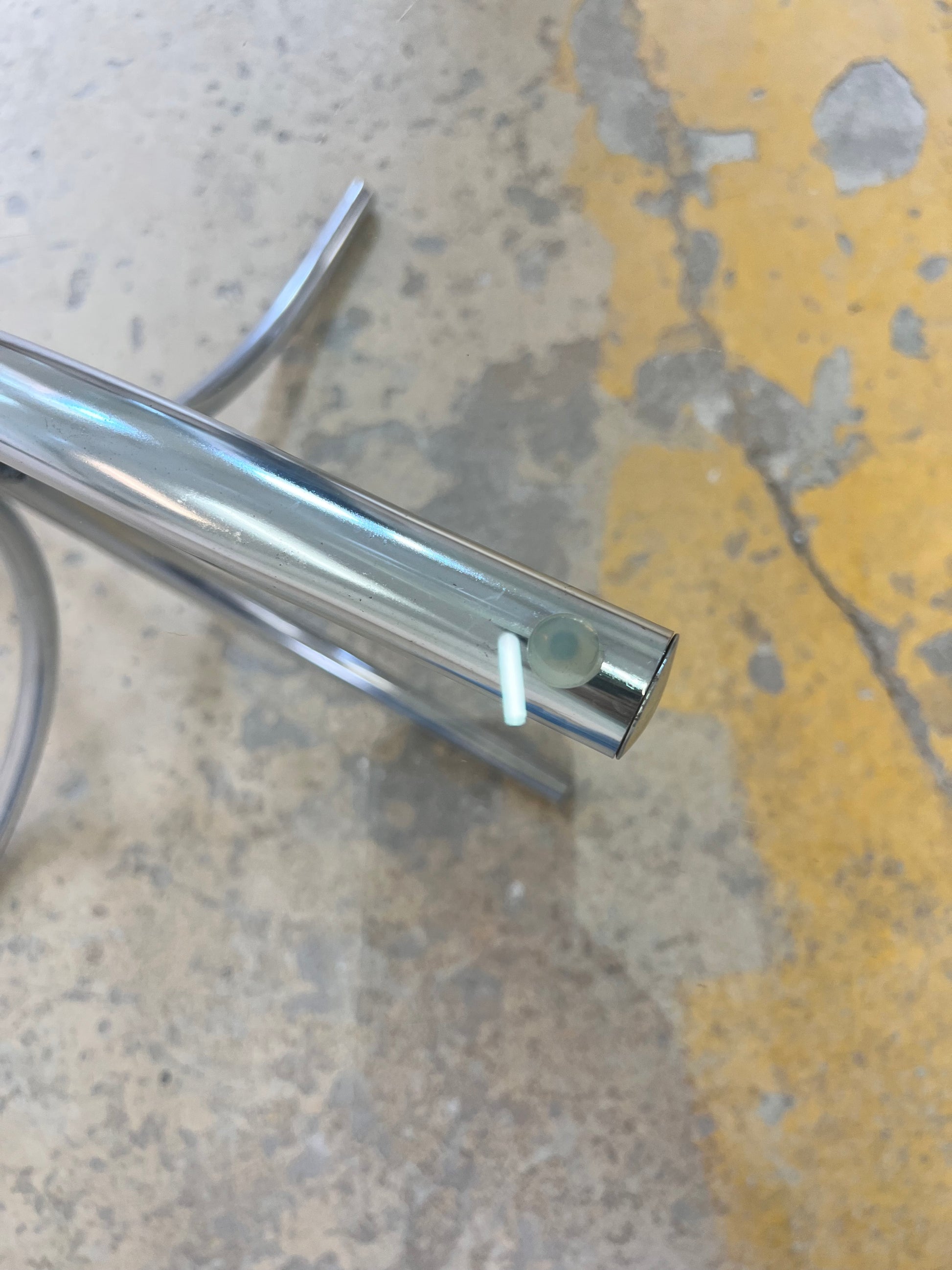 Runder Esstisch Glas & Chrom