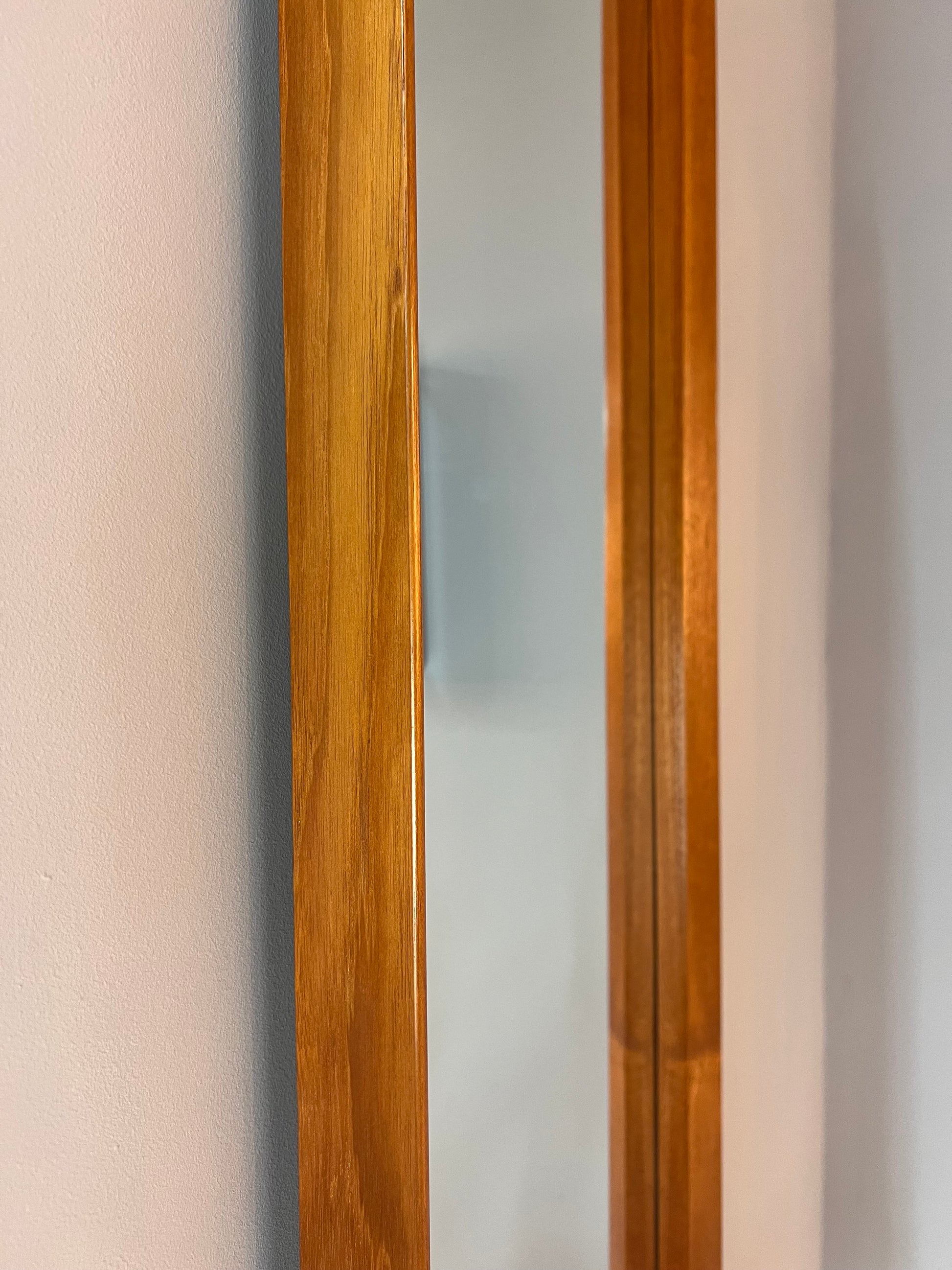 Set: Kommode mit Spiegel Teak